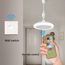 Ceiling Fan With Lights Remote Control E27 Converter Base 30W Smart Remote Control Ceiling Fan With LED Lighting For Living Room - iBuyXi.com