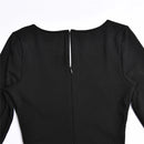 Articat Sexy Hollow Out Ruched Women Dress Red Long Sleeve High Slit Maxi Dress Female Autumn Skinny Elegant Party Clubwear 2022, ibuyxi.com