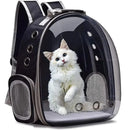 Transparent Capsule Cat Carrier Backpack - Breathable for Small Pets & Travel