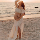 Boho Chiffon Dress For Maternity Photography