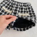 Tweed Plaid Two Piece Set Baby Clothes