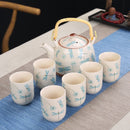 Handmade and Porcelain Ceramic Tea Pot Set, ibuyxi.com