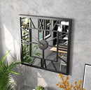 Creative and Silent Square Iron Wall Clock Decoration, iBuyXi.com