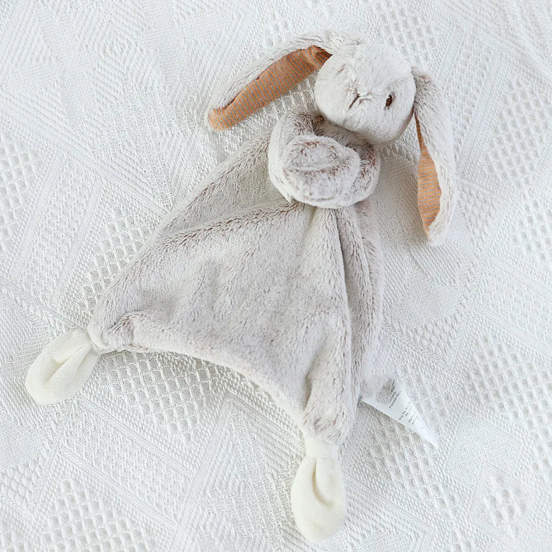 Bunny Rabbit Plush Baby Blanket