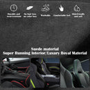 Suede Seat Side Storage Pocket For Car Seat Gap Filler Organizer Box Pu Leather Car Crevice Stowing Tidy Interior Parts, ibuyxi.com
