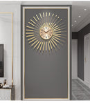 Luxury Iron Wall Light Clock For Home Decor - view 6