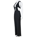 Halter V Neck Sleeveless Maxi Perfect Outfit - view 7
