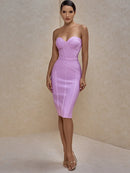 Bandage Bodycon Strapless Dress - photo 4