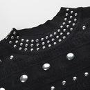 Silver Embellished Maxi Dress