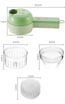 Electric Garlic Peeler and Mixer for Kitchen, ibuyxi.com