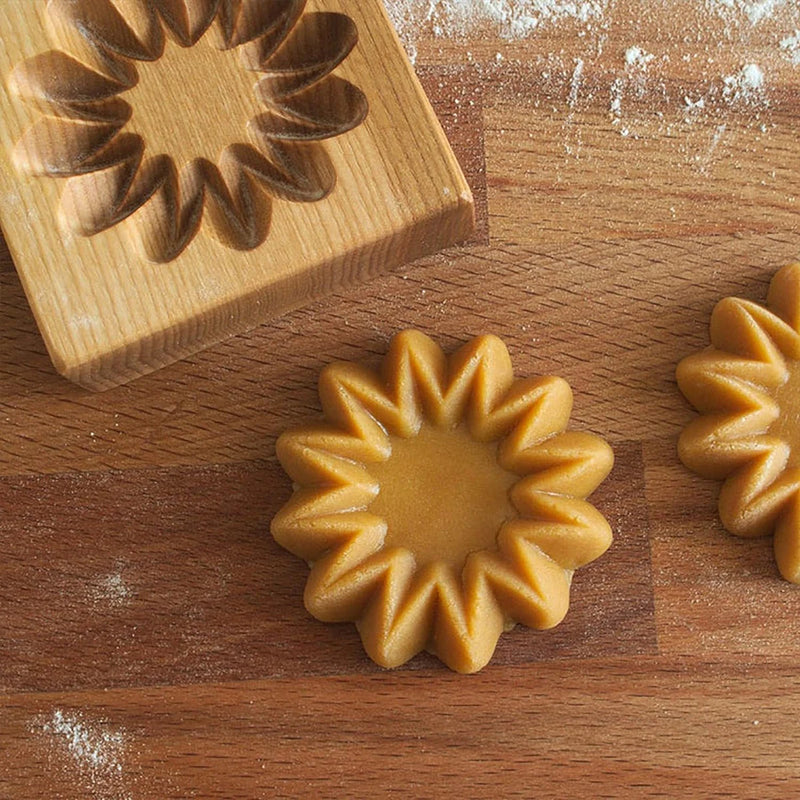 3D Wooden Cookie Cutter Moulds for Baking