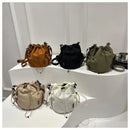 Nylon Drawstring Bucket Bag