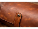 Round Vintage Leather Satchel