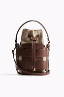 Hollow Out Crossbody Bucket Bag