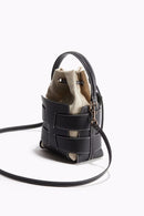 Hollow Out Crossbody Bucket Bag