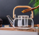 Large Handle Heat Resistant Glass Tea Pot - view 8