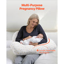 Ultra-Soft Adjustable Maternity Support Pillow