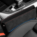 Suede Seat Side Storage Pocket For Car Seat Gap Filler Organizer Box Pu Leather Car Crevice Stowing Tidy Interior Parts, ibuyxi.com