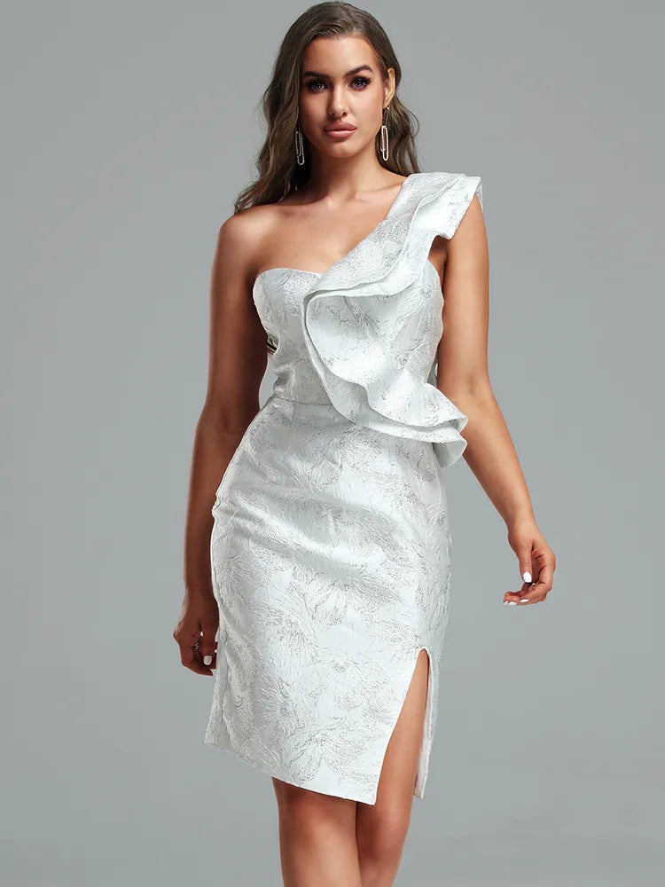 Gorgeous and High Quality White Elegant Bodycon Dress, ibuyxi.com