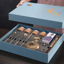 High end Fragrance Seal Gift Box Set Copper Seal Fragrance Complete Incense Path Entry Tool Seal Fragrance Tool Powder Gift - ibuyxi.com