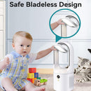 Bladeless Table Fan Portable Cooling & Light, ibuyxi.com