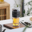 High Borosilicate Glass Tea Bottle Infuser Tumbler, iBuyXi.com