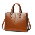Classic Carryall Genuine Leather Tote Bag
