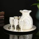 High End Wine Glass Set Style Goblet Metal - view 6