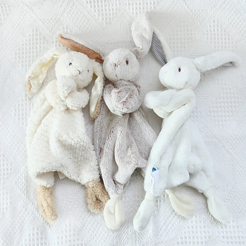 Bunny Rabbit Plush Baby Blanket