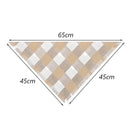 Classic Plaid Large Dog Bandanas
