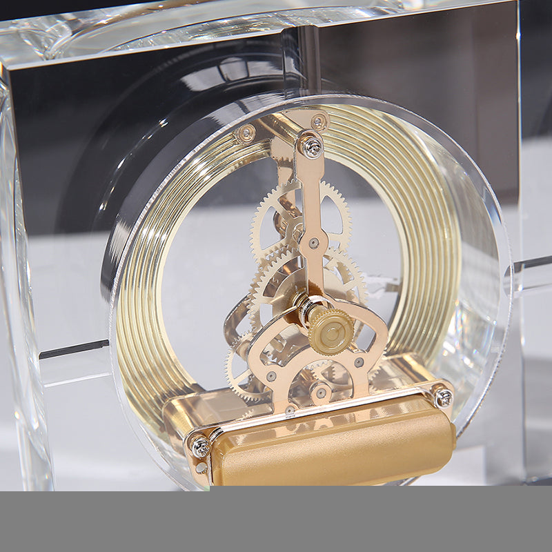 Nordic Luxury Crystal Gear Clock For Decoration - view 4
