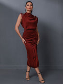 Perfect Collection Luxury Crystal Midi Dress, ibuyxi.com
