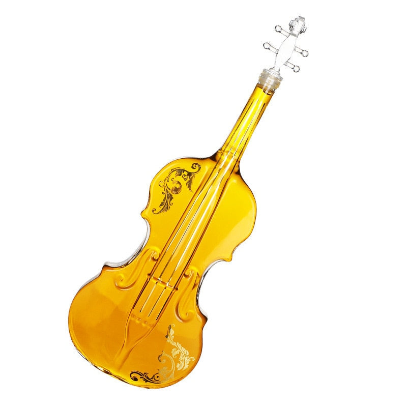 Craft Bottle Violin Glass Decanter Whiskey Set - view 7