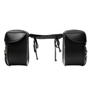 Universal Fit PU Leather Motorcycle Saddlebag, ibuyxi.com