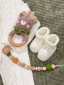Crochet Animals Baby Rattle