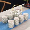 Handmade and Porcelain Ceramic Tea Pot Set, ibuyxi.com