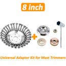  Steel Wire Grass Trimmer Head Rounded Edge Weed Trimmer,Head Grass Brush Removal Grass Tray Plate For Lawnmower, iBuyXi.com