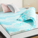 Cooling 2-3 Inch Gel Memory Foam Mattress Topper, iBuyXi.com