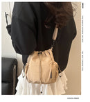Nylon Drawstring Bucket Bag