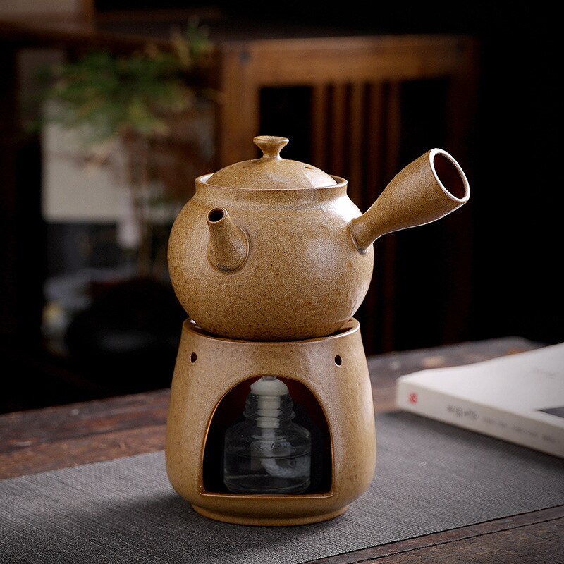 Retro Ceramic Tea Pot Clay Mug Set - view 4