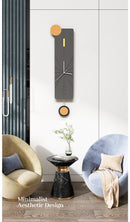 Nordic Creative Rectangular Art Wall Decor Wall Clock, ibuyxi.com