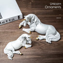 Modern White Unicorn Sculpture For Home Decor - view 7