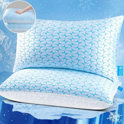 Dual Sided Shredded Memory Foam Pillows Set of 2, iBuyXi.com