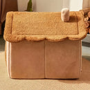 Foldable Pet House Removable Washable Cat House Puppy Cave Sofa Pet Bed House for Extra Small Dogs and Small and Medium Cats, iBuyXi.com