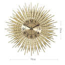 Nordic Atmosphere Golden Wall Clock, ibuyxi.com