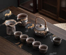 Old Thick Earthenware Tea Cup and Pot - view 7