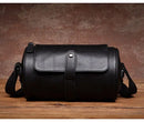 Round Vintage Leather Satchel