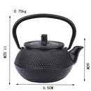 1200ml Large Capacity Black Iron Teapot - view 4