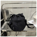 Nylon Drawstring Bucket Bag