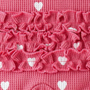 Lovebug Ruffles Waffle Knit Baby Girls Footed Onesie, iBuyXi.com